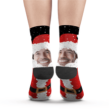 Christmas Custom Cute Santa Claus Socks