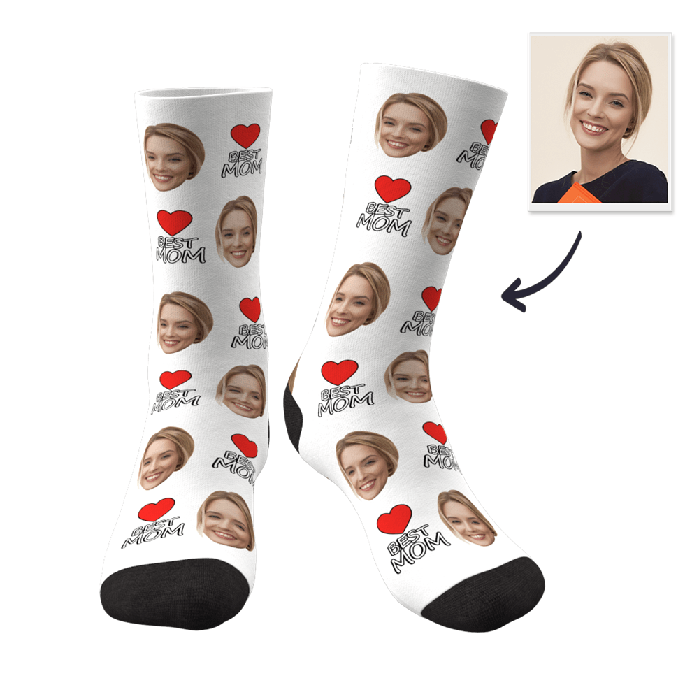 Custom Face Socks Best Mom Gifts For Mom