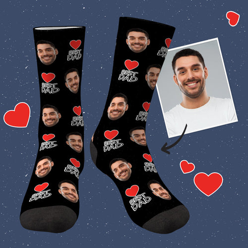 Custom Face Socks Best Dad Gifts For Dad