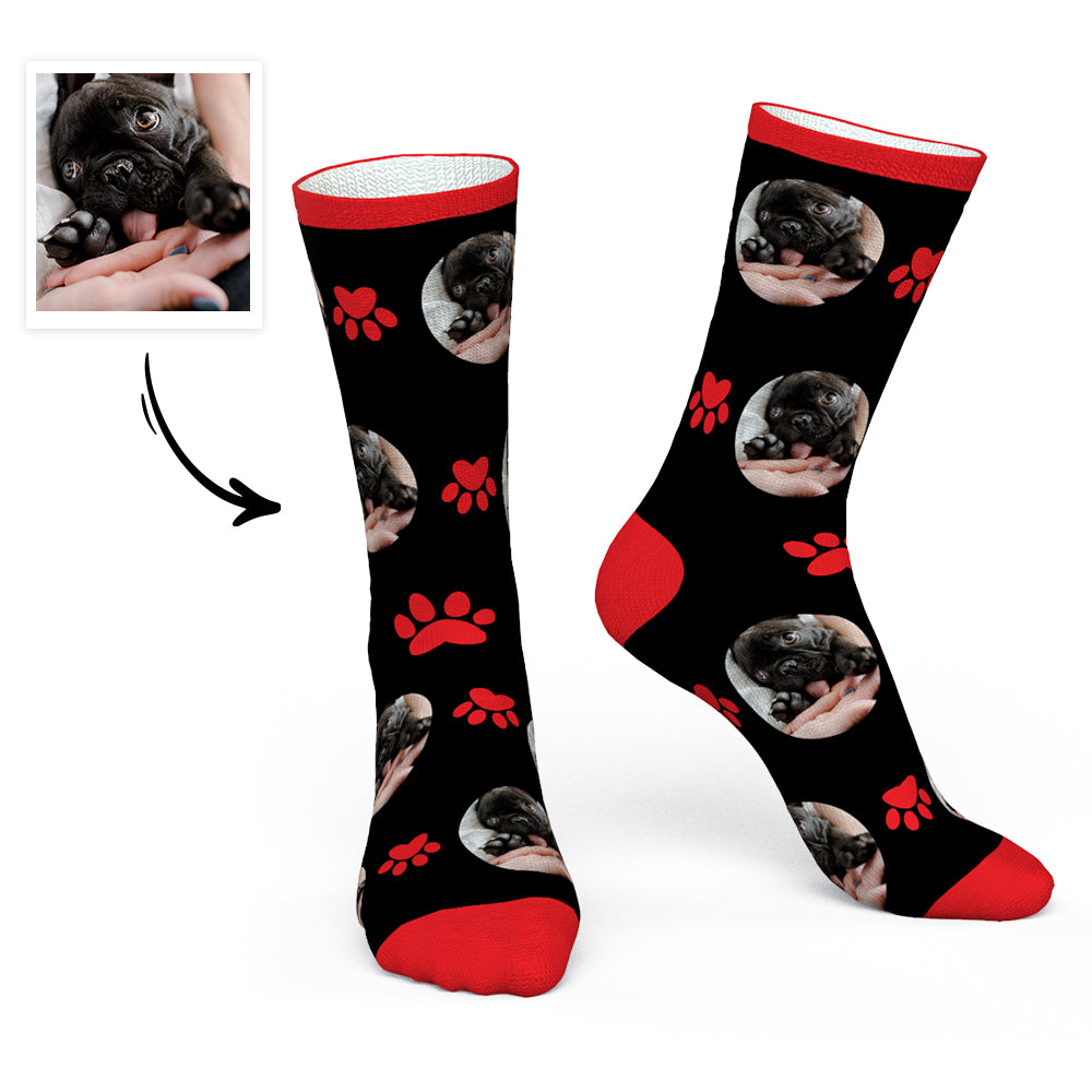 Custom Photo Socks Dog Socks