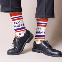 Custom Photo Sign Language Socks ASL Socks-Fly High