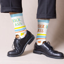 Custom Photo Sign Language Socks ASL Socks-Kick Ass