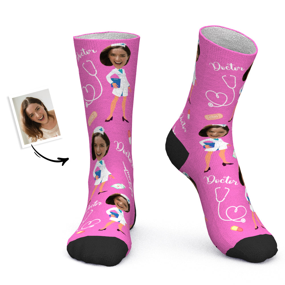 Nurse's Day - Custom Socks Personalized Photo Socks Doctor Socks