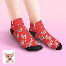 Custom Low cut Ankle Socks Dog