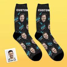 Custom Photo Socks I Love Dad Socks