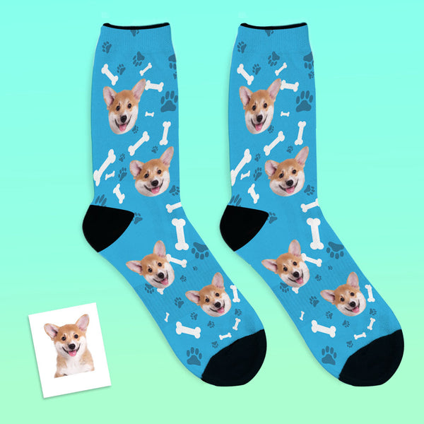 Photo Socks, Custom Dog Face Socks Gift For Pet Lover