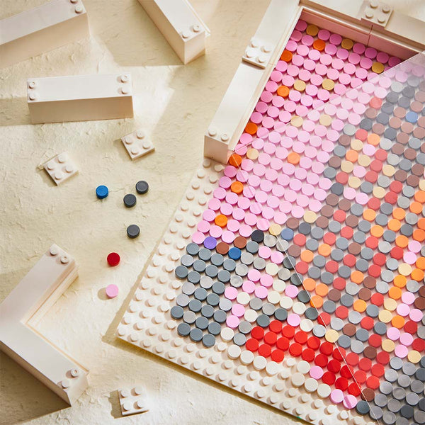 Custom Face Mosaic Portrait Pixel Art Building Block Brick Personalized Photo Frame Decor