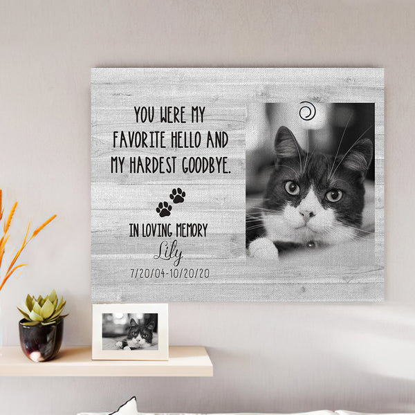 Pet Loss Gifts Personalized Pet Memorial Frame Pet Bereavement Gift Pet Sympathy Gift Pet Loss Frame