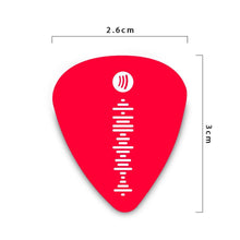 Custom Scannable Spotify Code Guitar Pick 12Pcs Engraved Personalized Music Song Guitar Pick Red