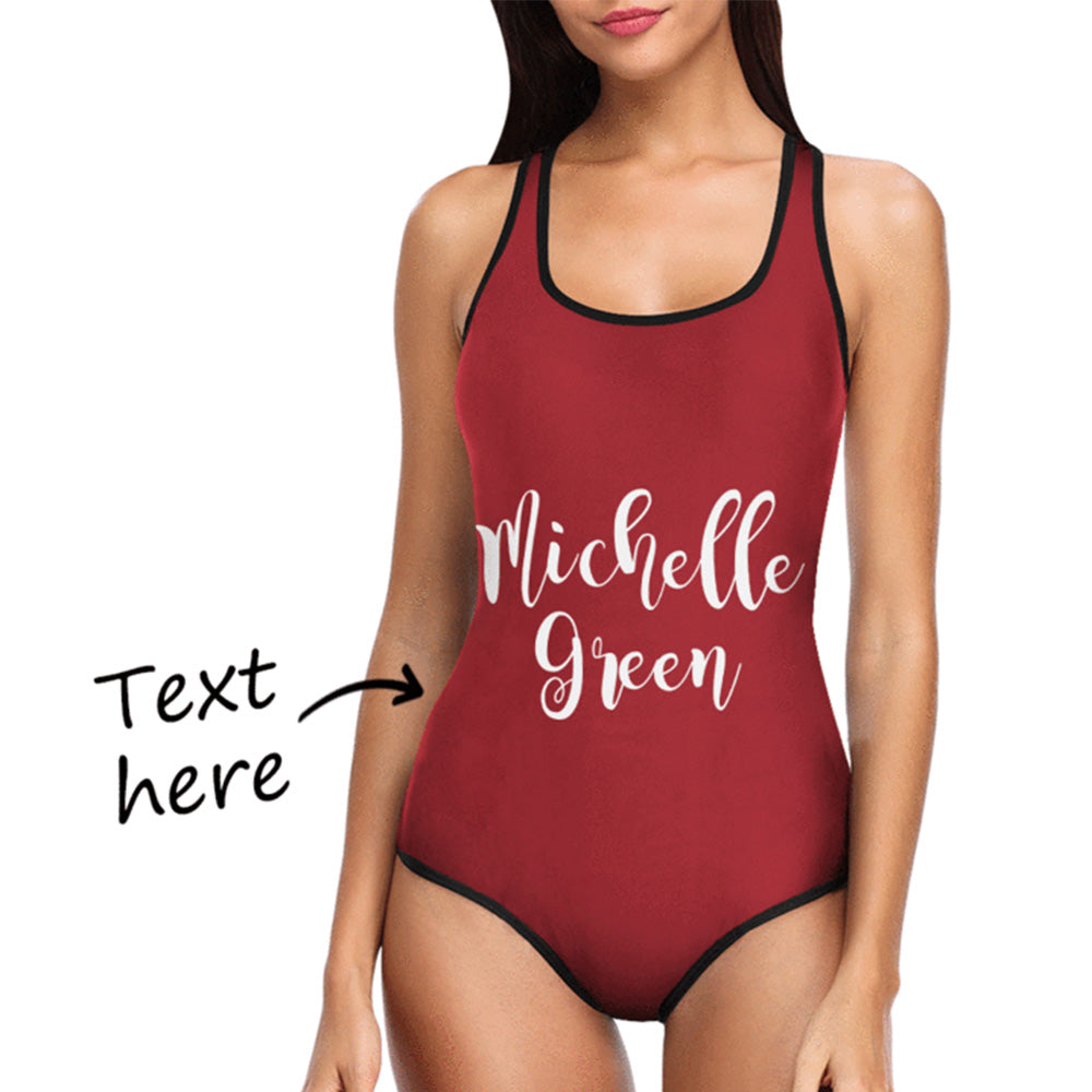 Photo Swimsuit Personalized Swimsuit Custom with Text