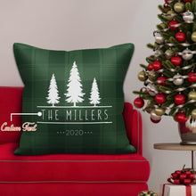 Personalized Pillow with Text Home Decor Custom Christmas Tree Picture Pillow Christmas Gifts