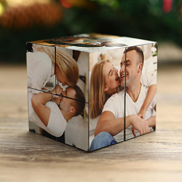 Custom Photo Rubic's Cube Multiphoto Colorful Rubic's Cube Happy Christmas Gifts