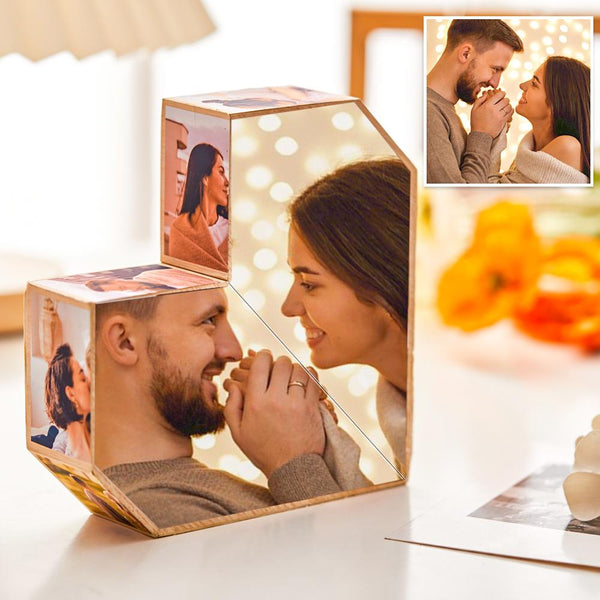 Custom Photo Rubic's Cube Personalized Infinity Photo Cube Folding Couple Photo Cube