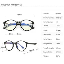 Foresee - Fashion Blue Light Blocking Computer Reading Gaming Glasses - Transparent