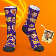 Custom Face Socks Sports Basketball Socks -24