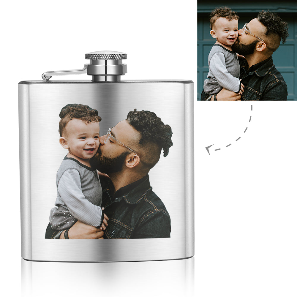 Father's Day Gifts - Custom Square Flagon to Dad