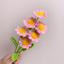 Little Daisy Crochet Flower Handmade Knitted Flower Gift for Lover Graduation Gift