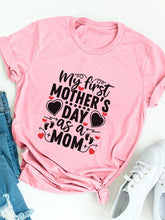 Personalized First Mother's Day T-Shirt Unique Shirt For Mom Mother's Day Gift
