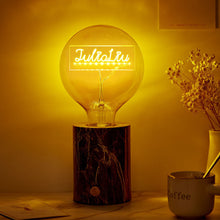 Custom Led Vintage Edison Personalized Acrylic Name Lamp Soft Light Bulbs