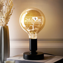 Custom Photo Led Vintage Edison Personalized Acrylic Name Lamp Soft Light Bulbs