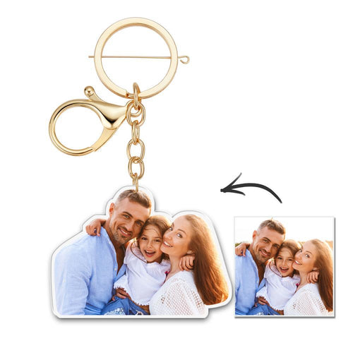 Photo Keychain Picture Keychain Family Gifts Memorial Gifts