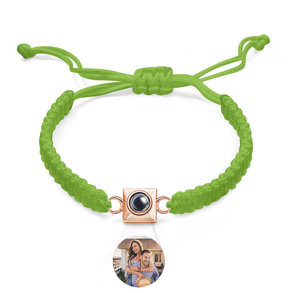Custom Projection Bracelet Weave Fashion Gift for Men - SantaSocks