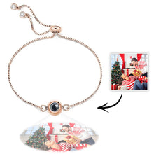 Photo Projection Bracelet Personalized Adjustable  Bracelet Sweet Cool Christmas Gift for Her - SantaSocks