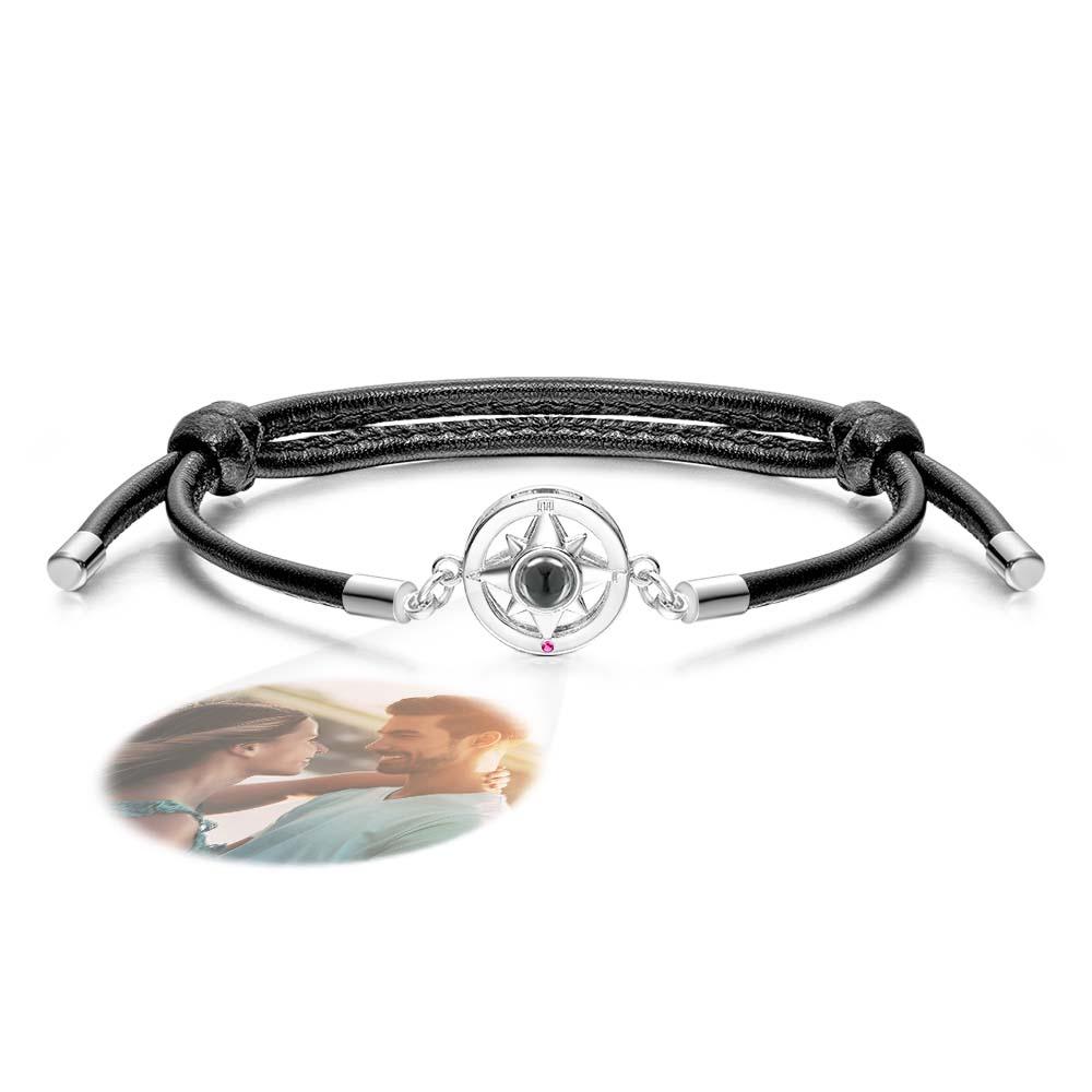 Custom Projection Bracelet Compass Trendy Simple Gifts for Men - SantaSocks