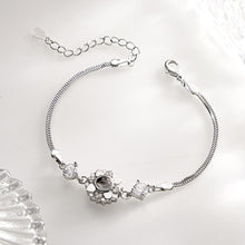 Custom Photo Projection Bracelet Flower Romantic Commemorate Gifts for Girlfriend - SantaSocks
