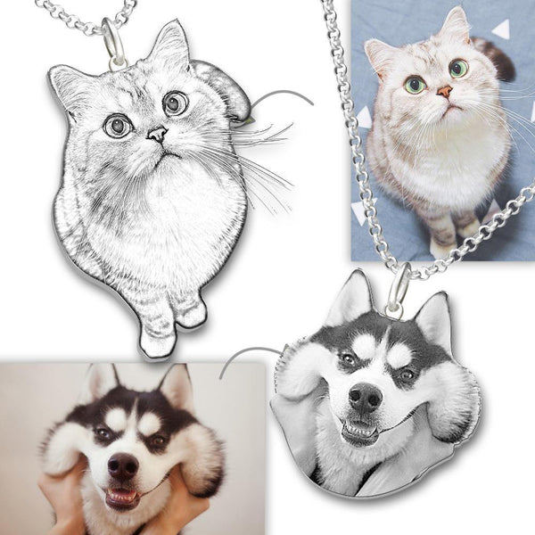 Customized Photo Tag Necklace Stainless Steel Necklace