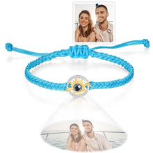 Custom Photo Projection Bracelet Sun Flower Fashion Couple Gifts - SantaSocks