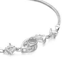 Photo Projection Bracelet Memorial Gift Custom Photo Charm Bracelet for Woman Best Friend Gift for Her - SantaSocks