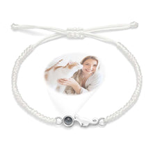 Custom Cat Projection Bracelet Personalized Memorial Picture inside Bracelet Gift for Her - SantaSocks