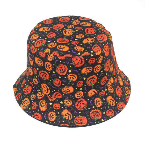 Fun Hat Print Halloween Creative Fisherman Hat Gift