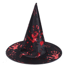 Halloween Wizard Hat Ghost Festival Dress Up Gift - Blood Handprint