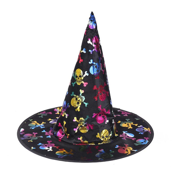 Halloween Wizard Hat Ghost Festival Dress Up Gift - Spider Web