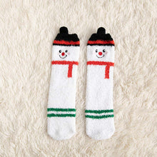 Christmas Socks Plush Coral Fleece Parent-child Christmas Socks Winter Home Floor Socks Christmas Gifts
