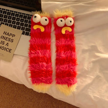Cute Plush Socks with Big Eyes Winter Thickened Warm Socks