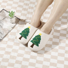 Christmas Slippers Christmas Tree Shoes Home Cotton Slippers