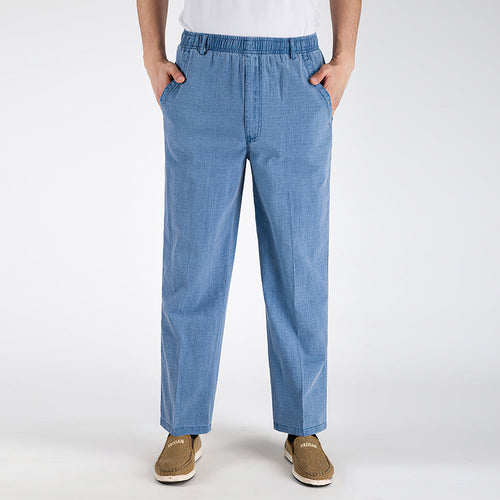 Men's Thin Linen Pants Loose High Waist Casual Series Pants