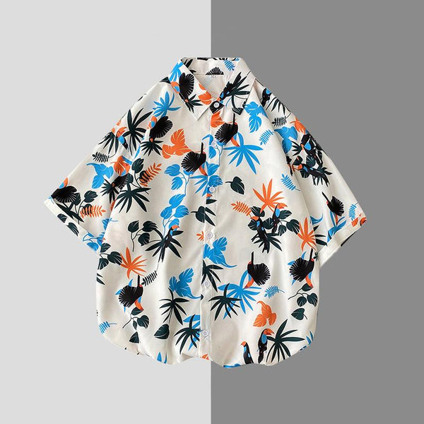 Beach Hawaiian Shirt Retro Fashion Clothing