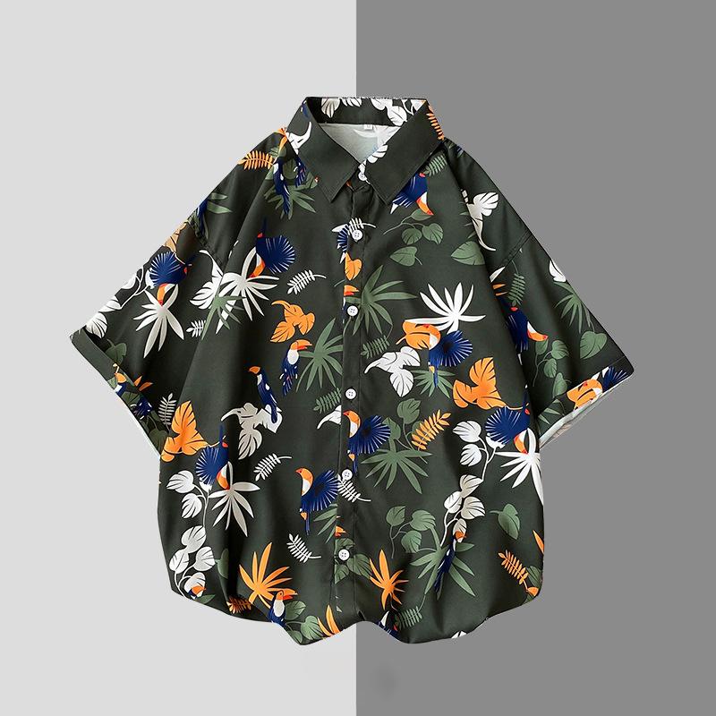 Creative Hawaiian Shirt Print Summer Dress