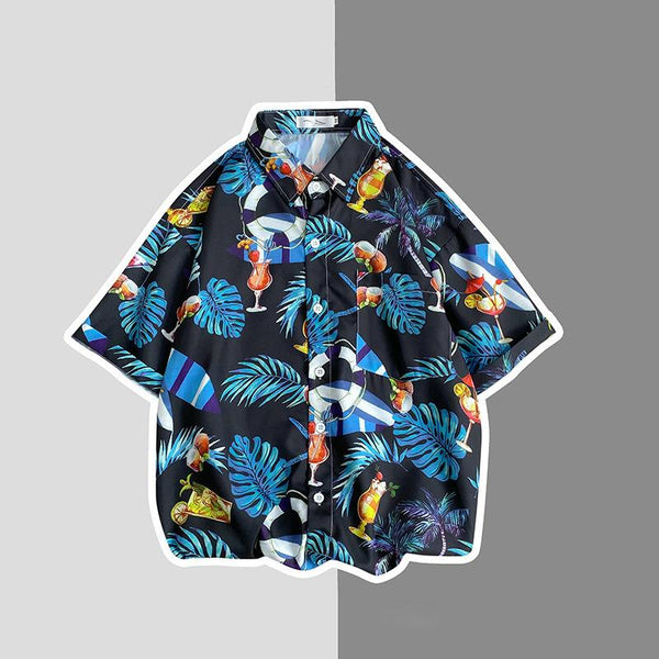 Retro Fashion Hawaiian Shirt Creative Gifts