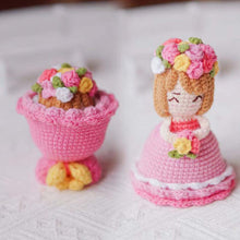 Crochet Doll Crossdressing Bride Flips Wedding Dress Bouquet