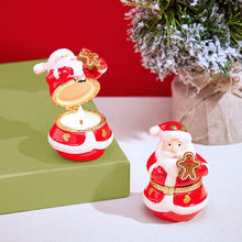 Ceramic Handmade Scented Candle Soy Wax Candle Christmas Gift - Gingerbread House