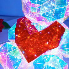 Galaxy Led Bear Holographic Iridescent Lights Glowing Galaxy Bear Valentine's Day Gift