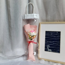 1pc Crochet Flower Handmade Knitted Flower with Light Strip Gift for Lovers Graduation Gift