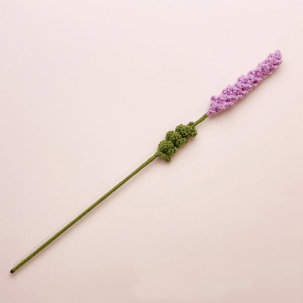 Crochet Flowers Lavender Handmade Knitted Gift for Her Graduation Gift