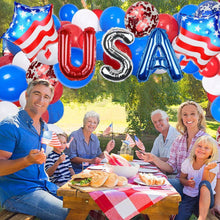 4th of July USA Foil Balloons Kits Patriotic Independence Day Balloons Party Supplies - SantaSocks