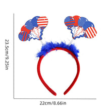 9 Pcs Patriotic Head Boppers Headbands 4th of July for Independence Day Party Accessories - SantaSocks